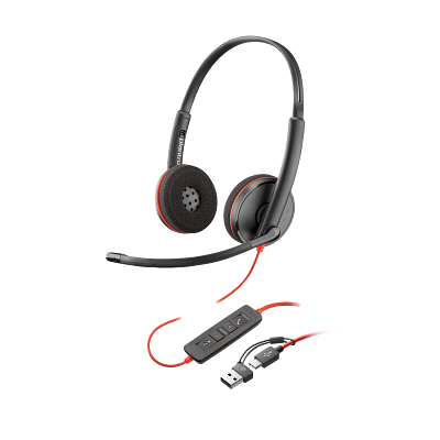 Poly Blackwire 3220 Stereo USB C Headset