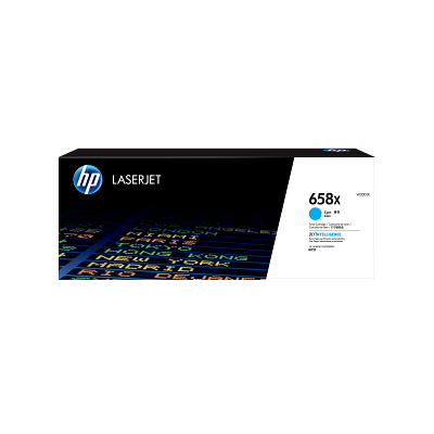 HP 658X Cyan LaserJet Toner Cartridge