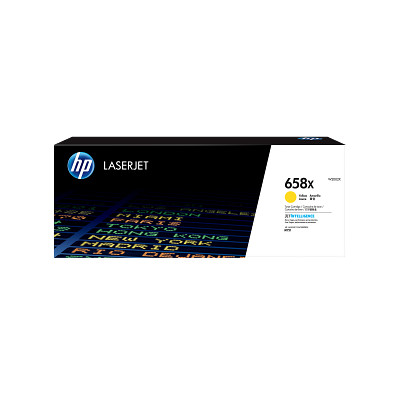 HP 658X Yellow LaserJet Toner Cartridge