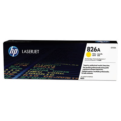 HP 826A Yellow Original LaserJet Toner Cartridge