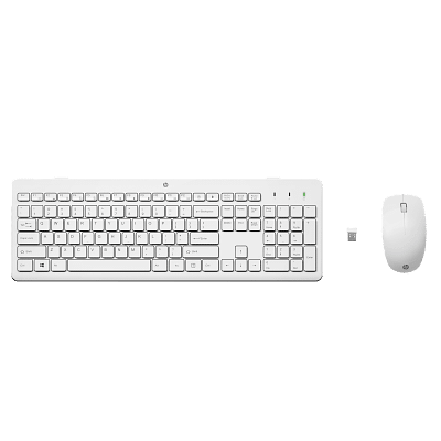 HP 230 Wireless Keyboard and Mouse White