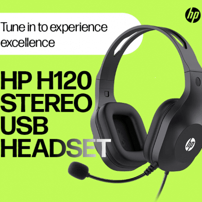 HP H120 Stereo USB Headset