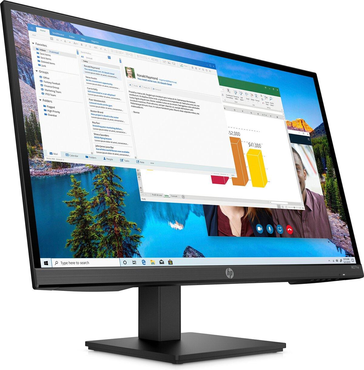 HP LED Backlit Computer Monitor